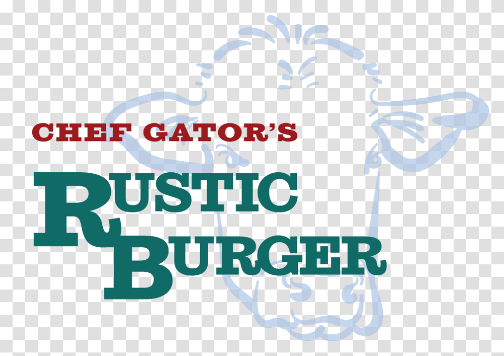 Menu Gators Rustic Burger, Logo, Trademark Transparent Png