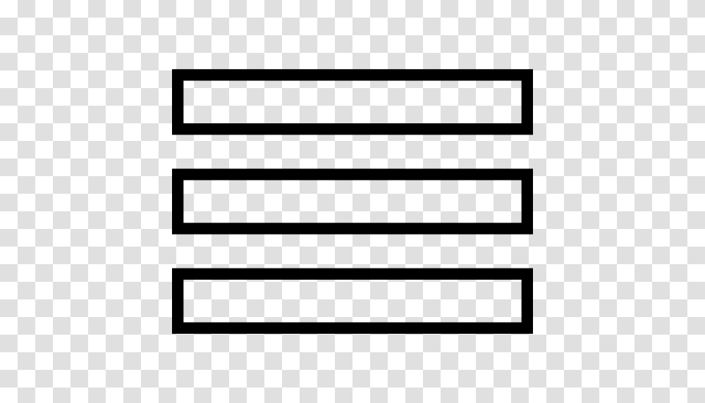 Menu Of Three Horizontal Parallel Straight Lines Outline, Label, Home Decor Transparent Png