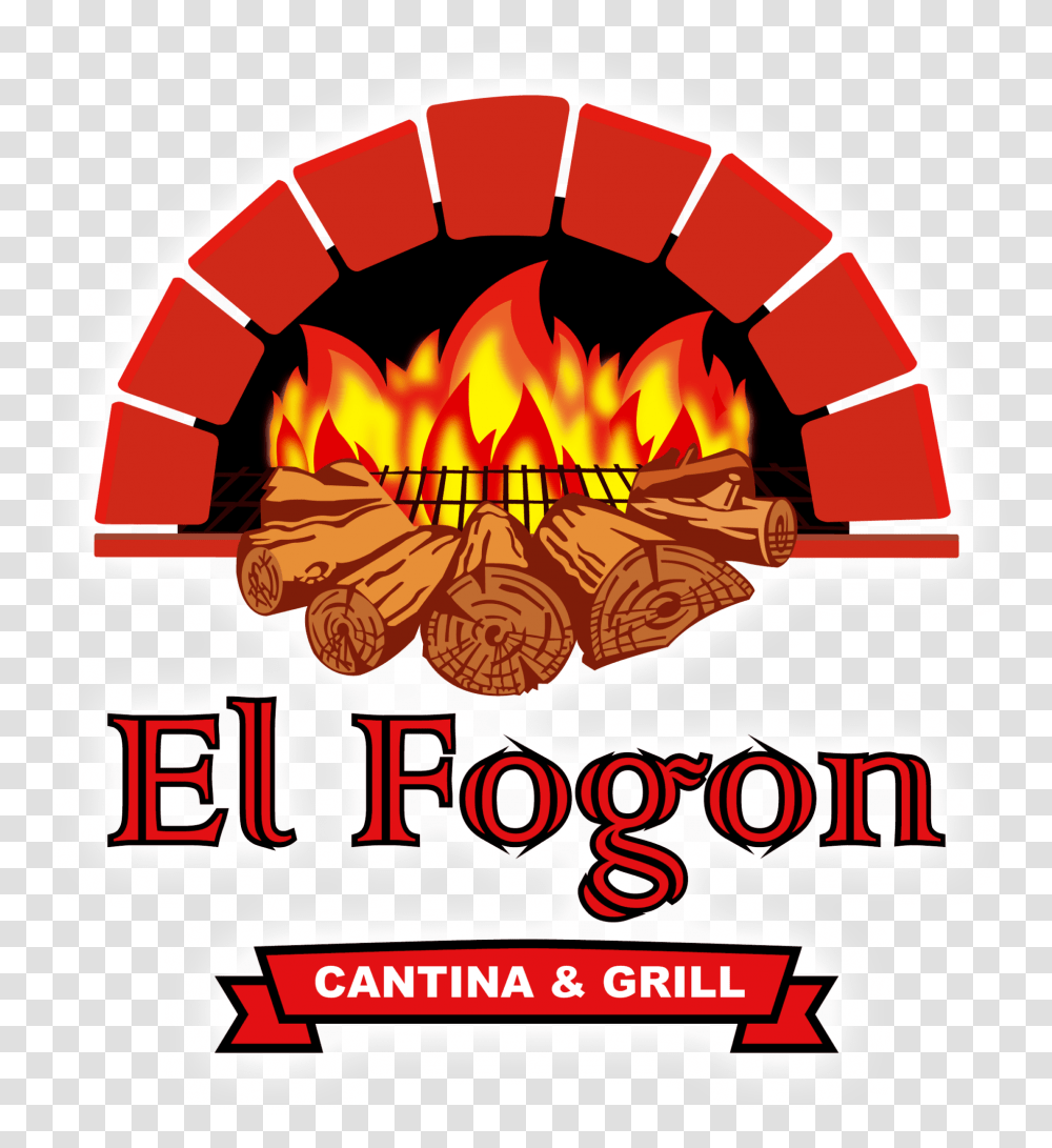 Menudo Traditional New El Fogon Cantina And Grill Pan Am Railways Logo, Text, Food, Fire, Label Transparent Png