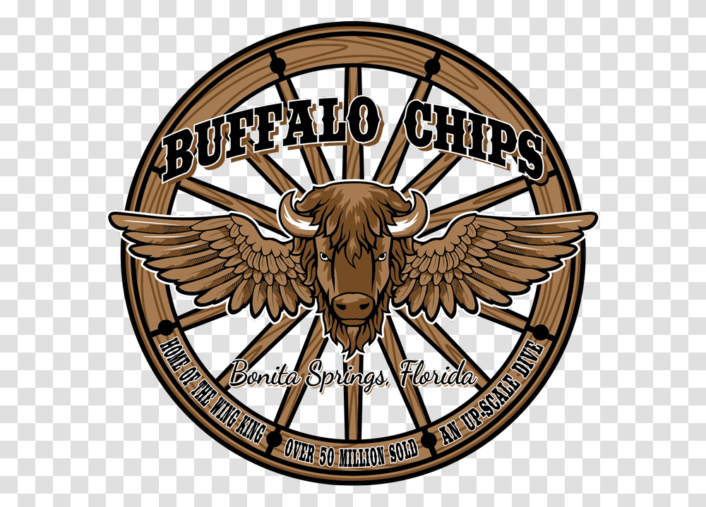 Menus Buffalo Chips, Logo, Trademark, Emblem Transparent Png