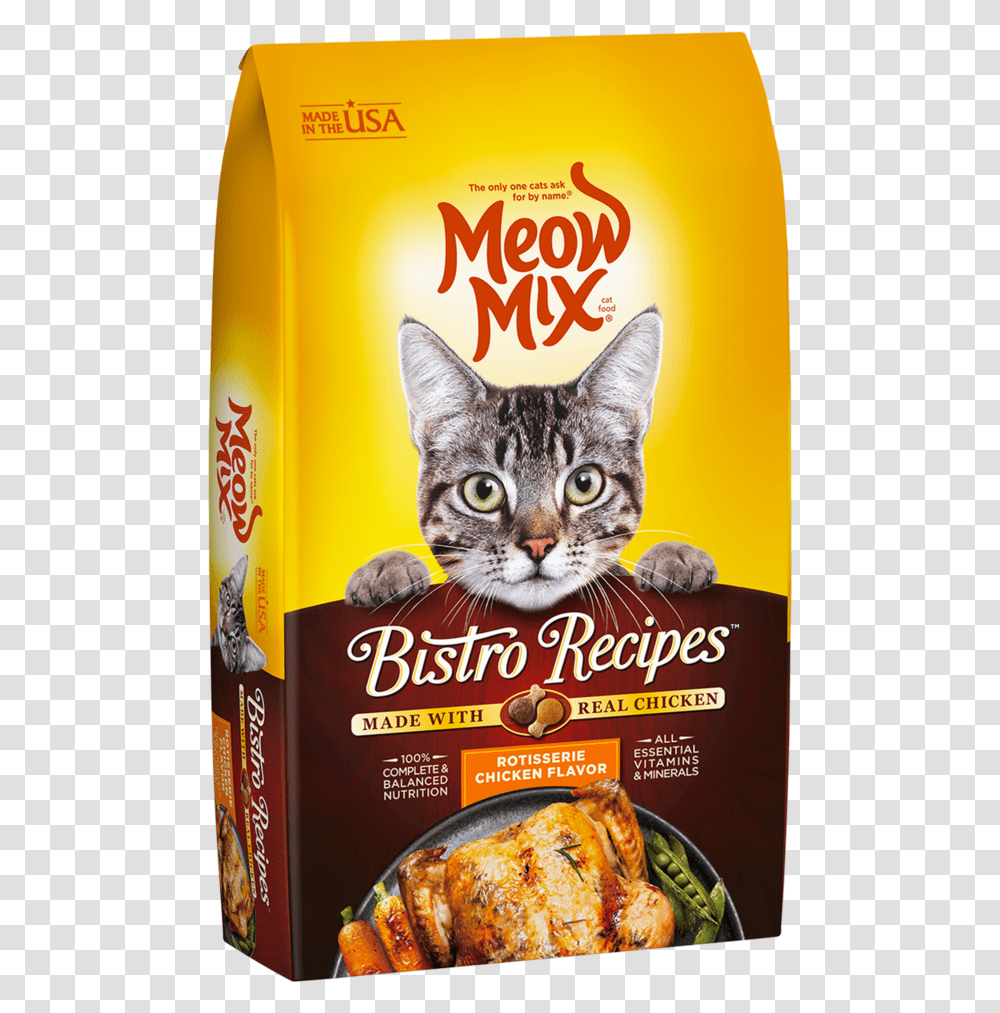 Meow Mix Bistro Recipes, Advertisement, Poster, Flyer, Paper Transparent Png