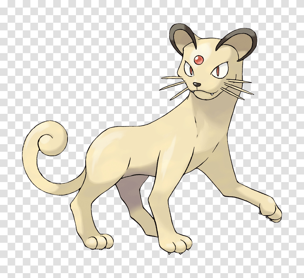 Meowth Persian Perrserker - Dextraneous Persian Pokemon, Animal, Mammal, Rodent, Cat Transparent Png