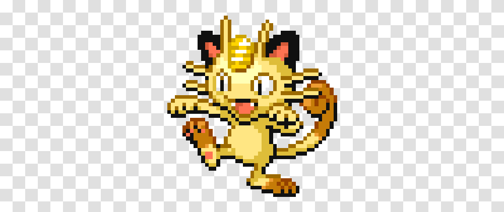 Meowth Pixel Pokemon Pixel Meowth, Rug Transparent Png