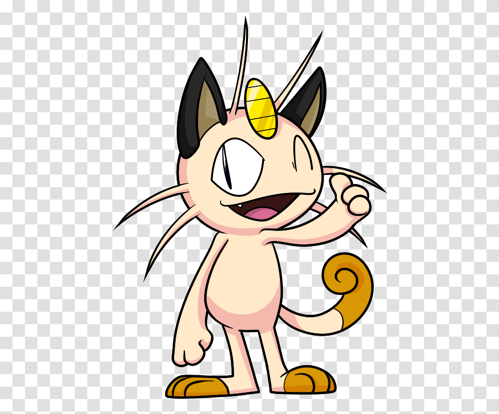 Meowth - Weasyl Fictional Character, Mammal, Animal, Label, Wildlife Transparent Png