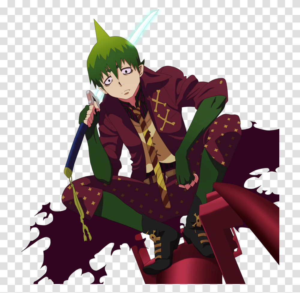 Mephisto Blue Exorcist Anime Characters, Manga, Comics, Book Transparent Png