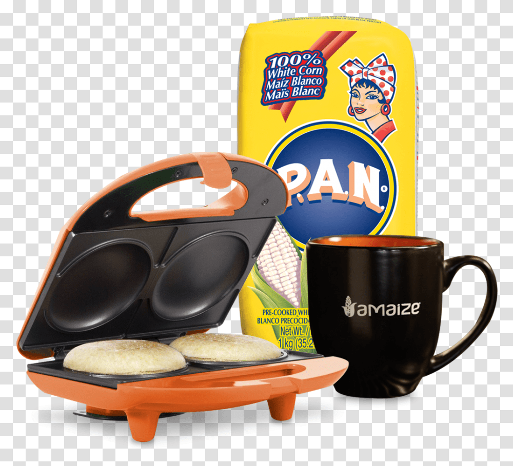 Mercadito Latino Little Market Pan Venezuela, Coffee Cup, Bread, Food, Helmet Transparent Png