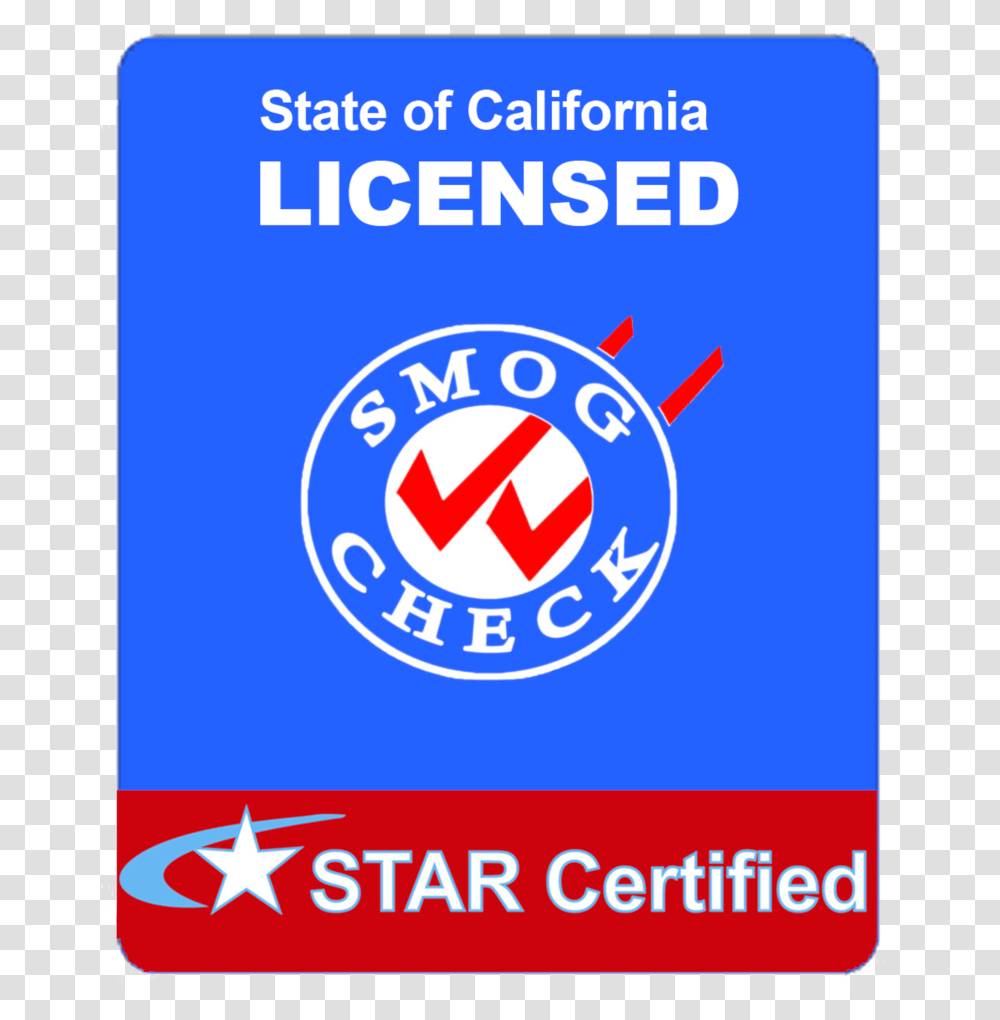 Merced Smog Center Star Certified California Smog Check Program, Advertisement, Poster, Symbol, Text Transparent Png