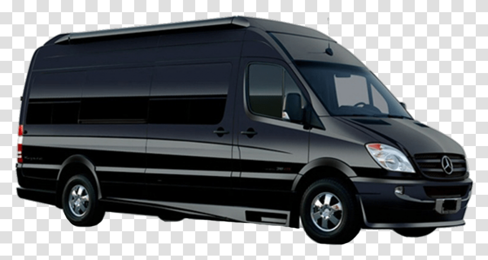 Mercedes 14 Passenger Van, Vehicle, Transportation, Minibus, Caravan Transparent Png