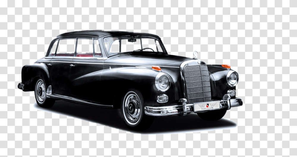 Mercedes 300d Adenauer Front Antique Car, Vehicle, Transportation, Tire, Wheel Transparent Png