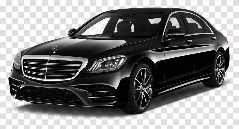 Mercedes Benz 2019 Mercedes S560 Black, Car, Vehicle, Transportation, Automobile Transparent Png