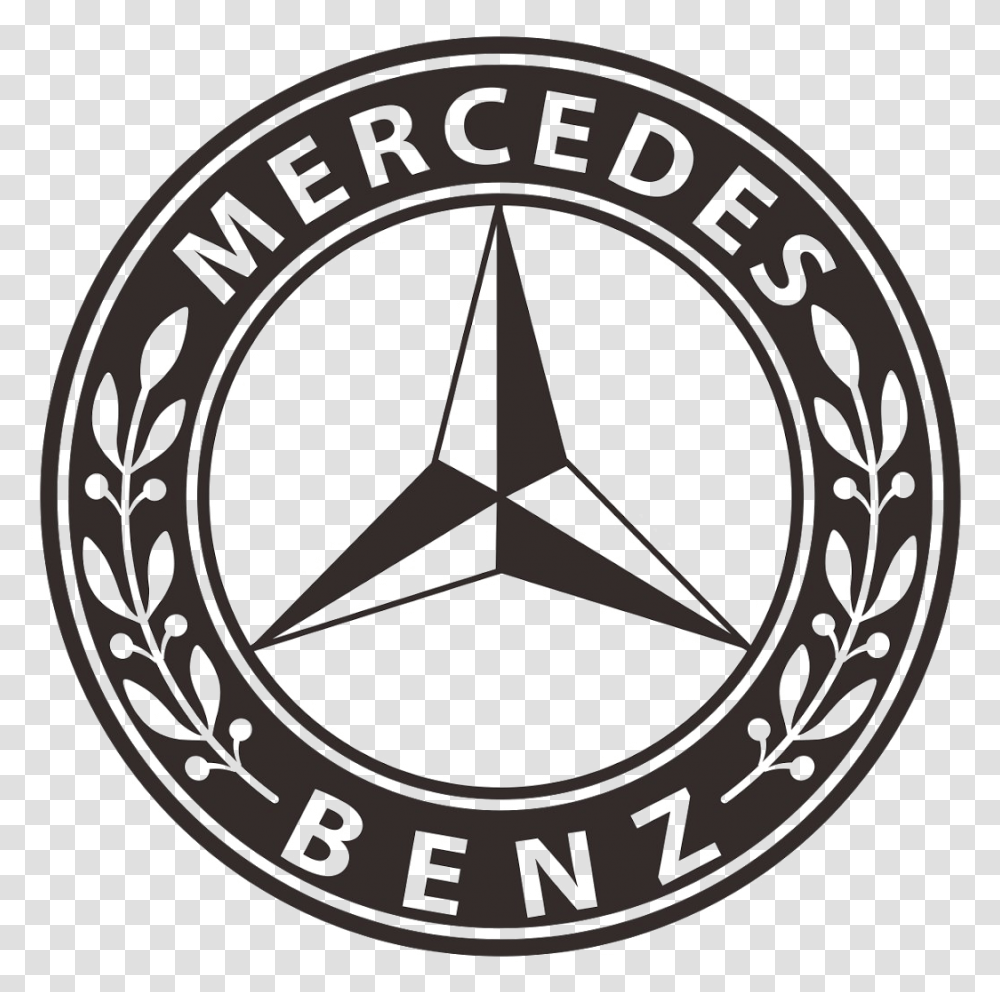 Mercedes Benz Logo Download Image Mercedes Benz Logo, Trademark, Badge, Star Symbol Transparent Png