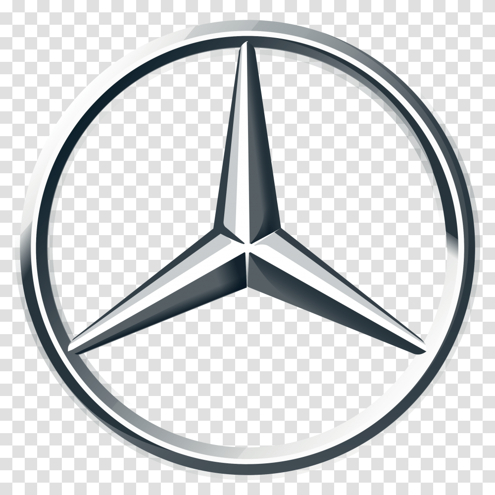 Mercedes Benz Logo Photo Arts, Trademark, Badge, Star Symbol Transparent Png