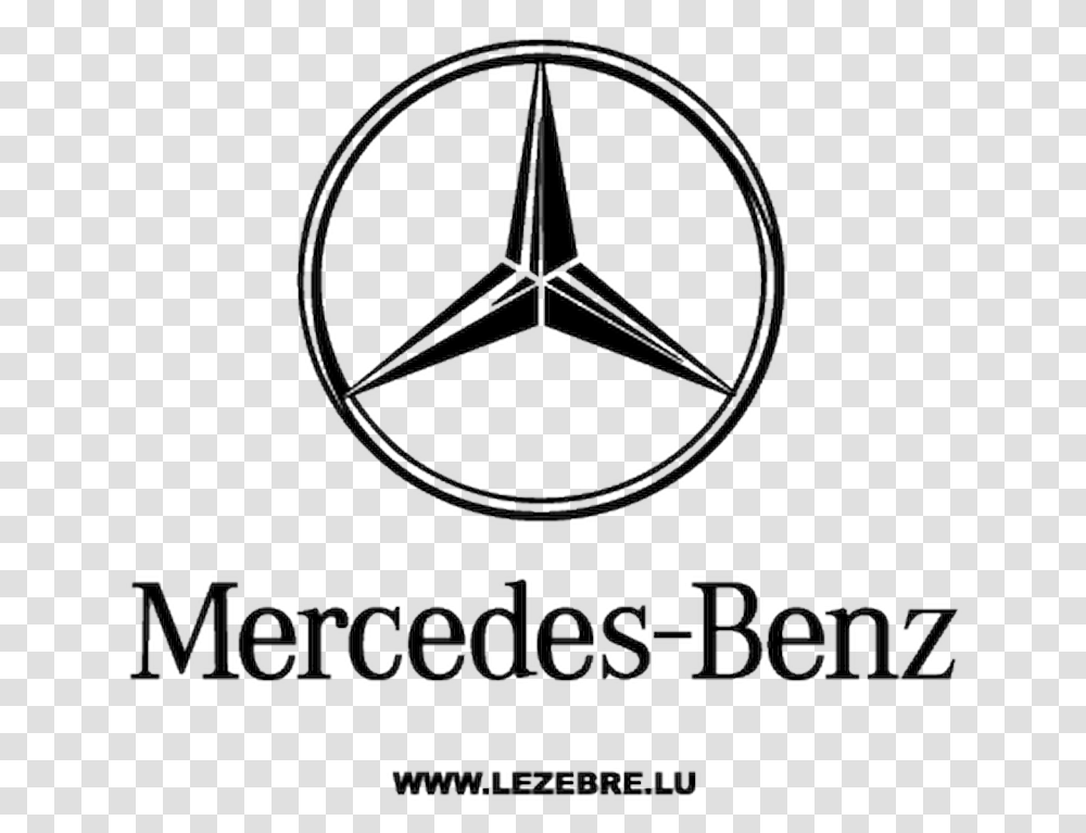 Mercedes Benz Logo Sticker, Star Symbol, Trademark, Patio Umbrella Transparent Png