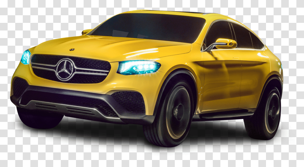 Mercedes Benz Mercedes Glc Coupe Yellow, Car, Vehicle, Transportation, Automobile Transparent Png