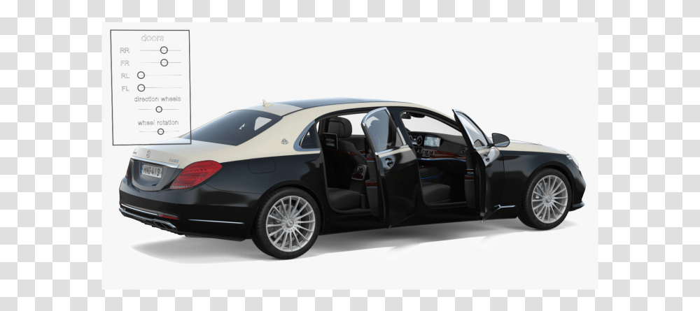 Mercedes Benz S Class Maybach Rigged Royalty Free 3d Maybach, Car, Vehicle, Transportation, Automobile Transparent Png