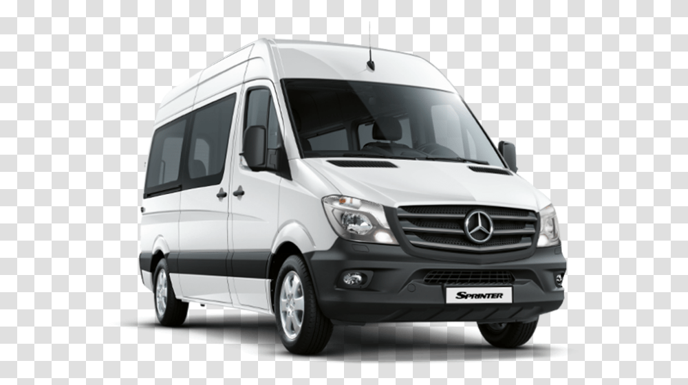 Mercedes Benz Sprinter, Minibus, Van, Vehicle, Transportation Transparent Png