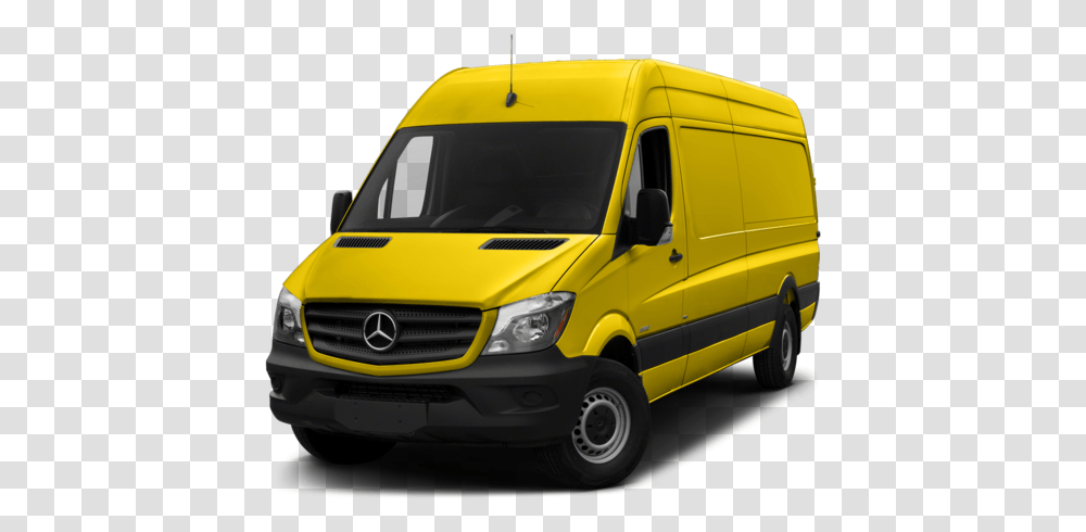 Mercedes Benz Sprinter Yellow, Van, Vehicle, Transportation, Minibus Transparent Png