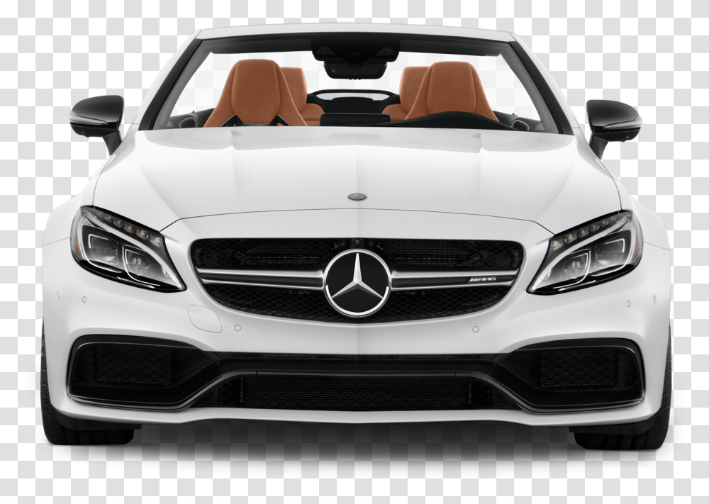 Mercedes Car Fromt View Of Mercedes Car, Vehicle, Transportation, Convertible, Cushion Transparent Png