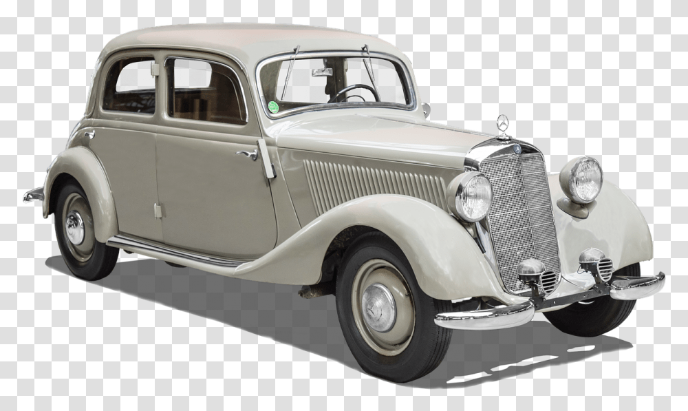 Mercedes, Car, Vehicle, Transportation, Antique Car Transparent Png