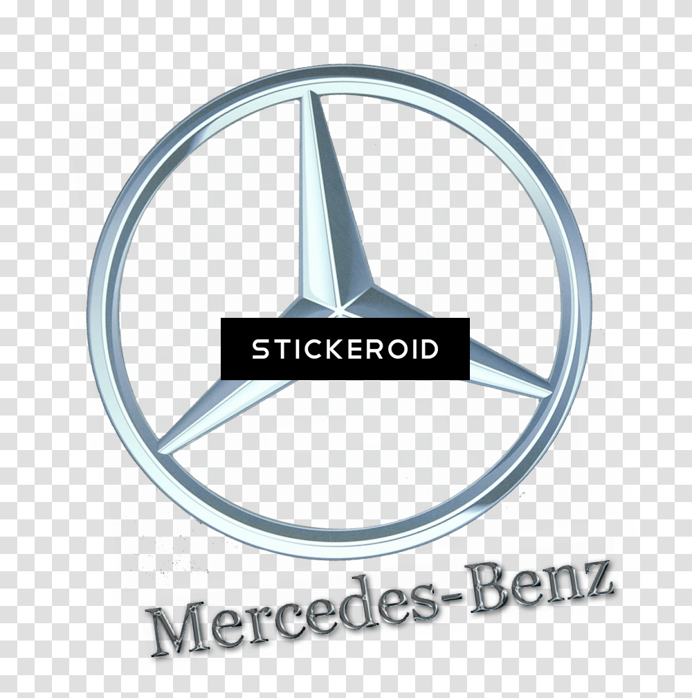 Mercedes Logo Image, Trademark, Poster, Advertisement Transparent Png