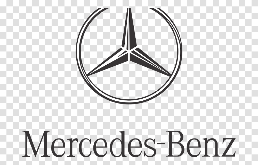 Mercedes Logo White Background, Star Symbol, Trademark, Clock Tower Transparent Png