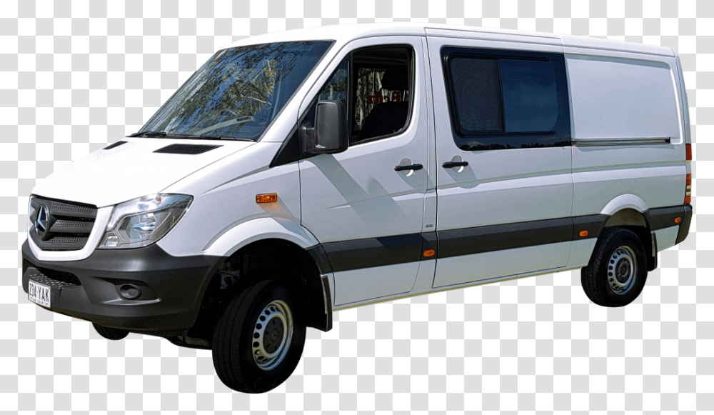 Mercedes Scout Campervan Sprinter Reefer Van, Minibus, Vehicle, Transportation, Tire Transparent Png