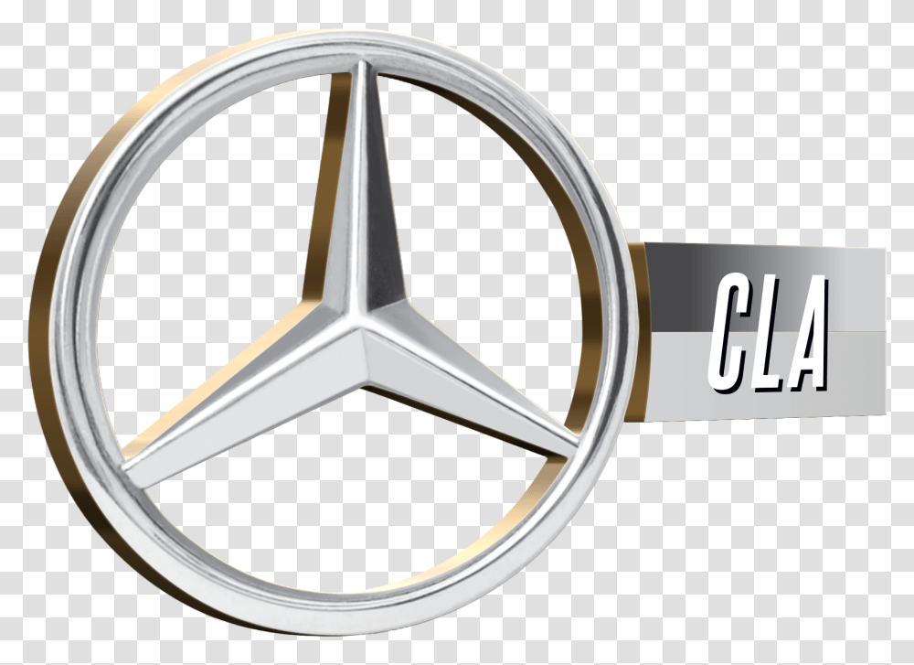 Mercedes Solid, Logo, Symbol, Trademark, Badge Transparent Png