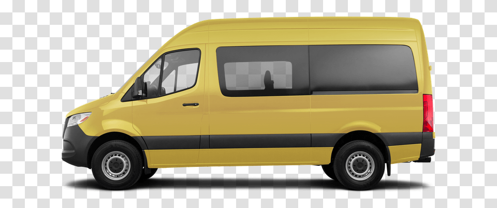 Mercedes Sunset Red Sprinter, Van, Vehicle, Transportation, Minibus Transparent Png