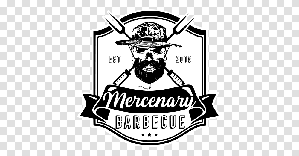 Mercenary Bbq Swag T Western, Pirate, Symbol, Logo, Trademark Transparent Png