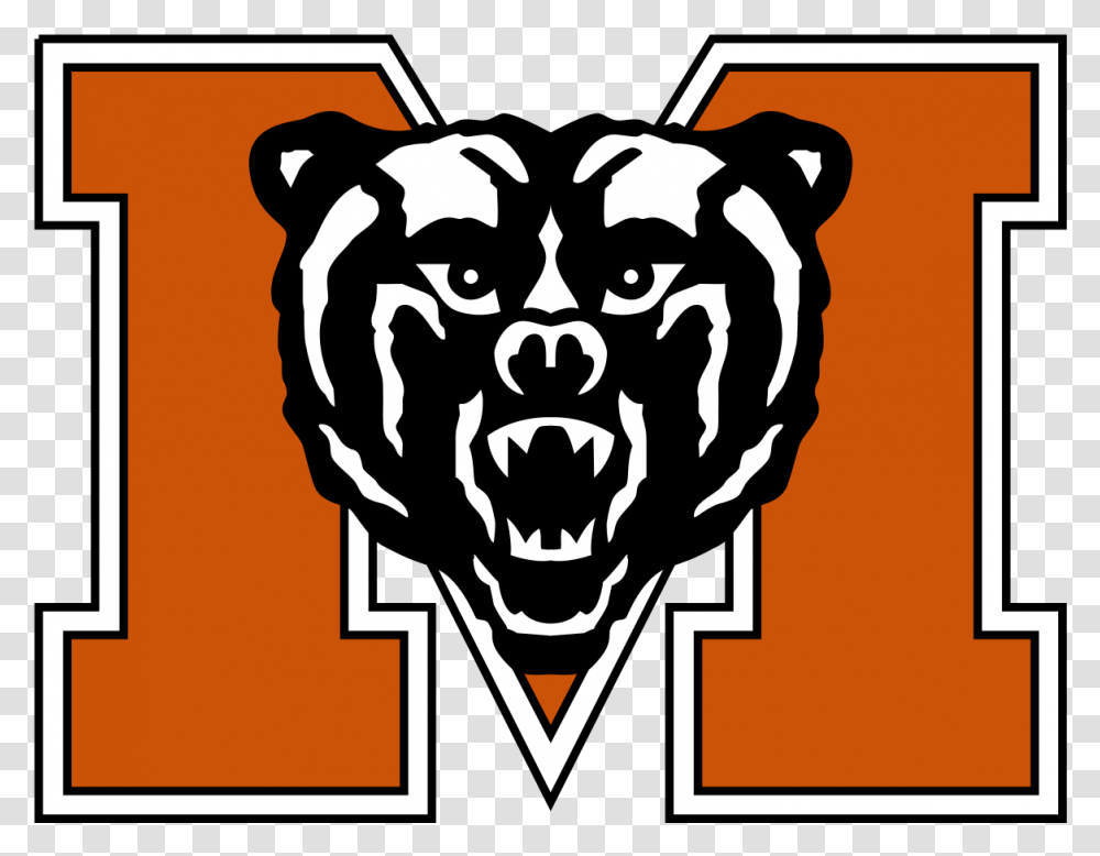 Mercer Bears Logo, Stencil, Label Transparent Png