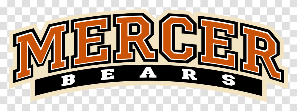 Mercer Bears Wordmark Mercer University Bears Logo, Number, Urban Transparent Png