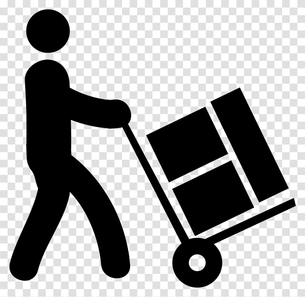 Merchandiser Icon Download Loading Boxes Icon, Person, Human, Cleaning Transparent Png