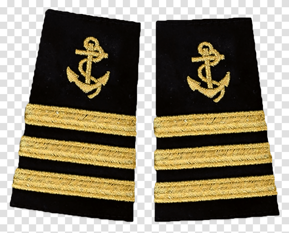 Merchant Marine Shoulder Boards, Anchor, Hook, Rug Transparent Png