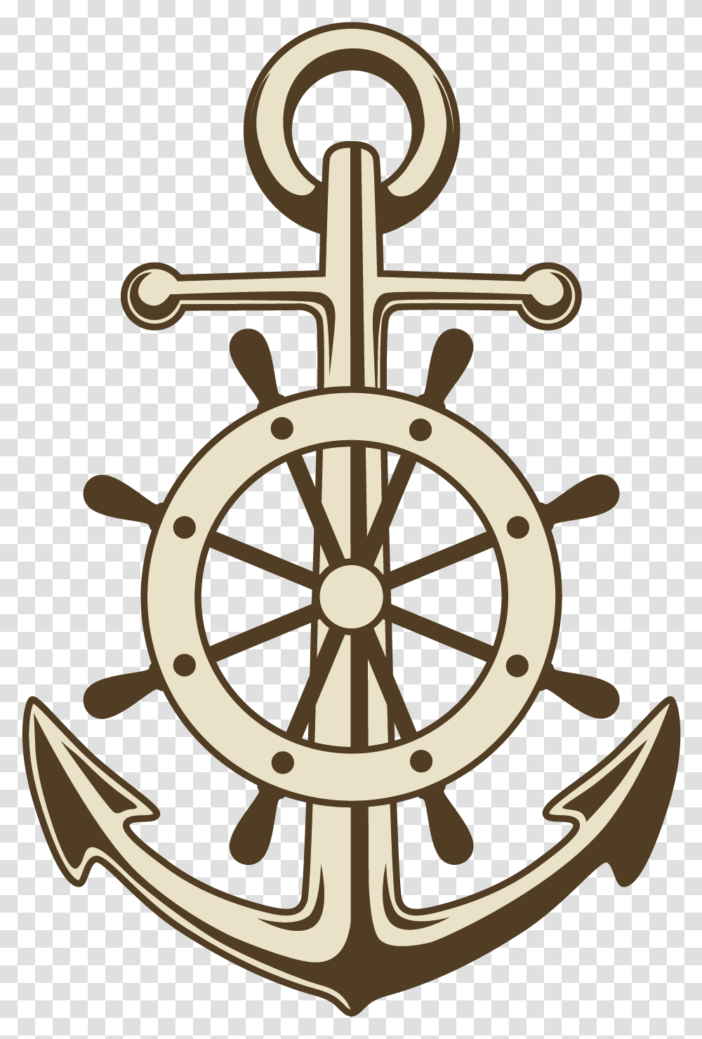 Merchant Navy Logo India, Cross, Anchor, Hook Transparent Png