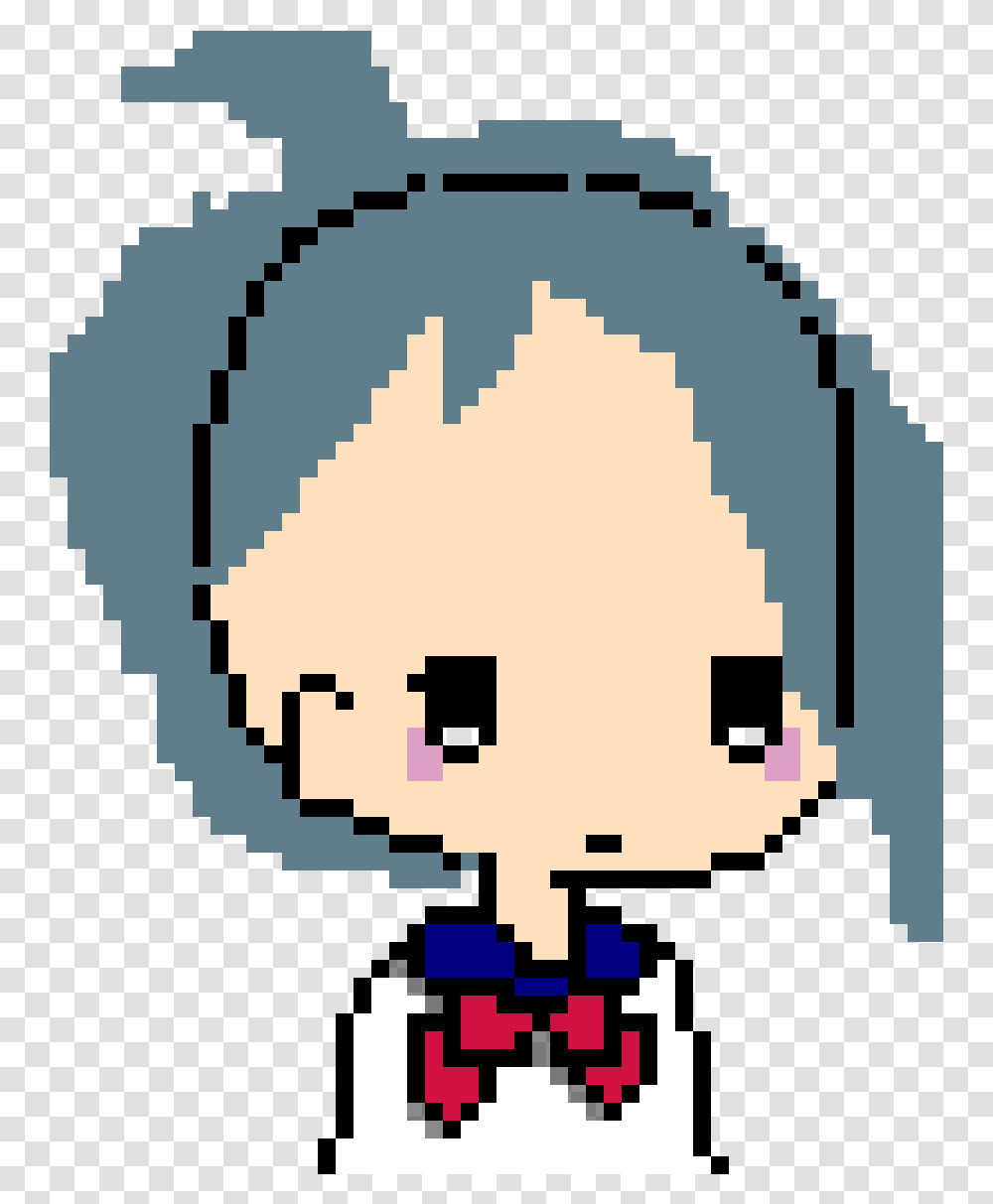 Mercury Channnnnnn Anime Girl Hug Base Clipart Full Size Anime Cute Pixel Art, Rug, Face, Graphics, Text Transparent Png