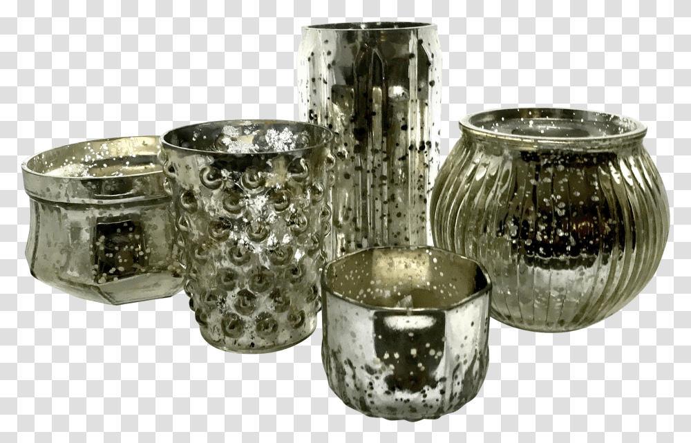 Mercury Glass Candles Old Fashioned Glass Transparent Png