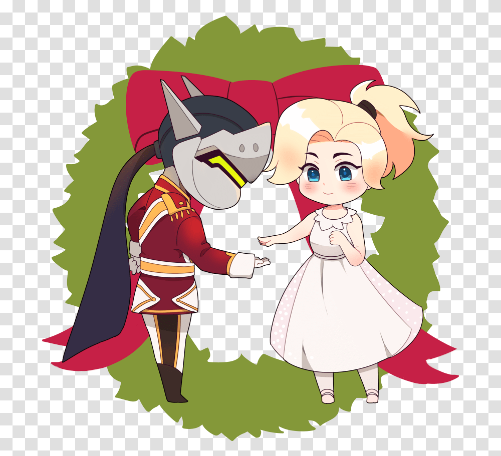 Mercy And Genji Cute, Person, People, Hand Transparent Png