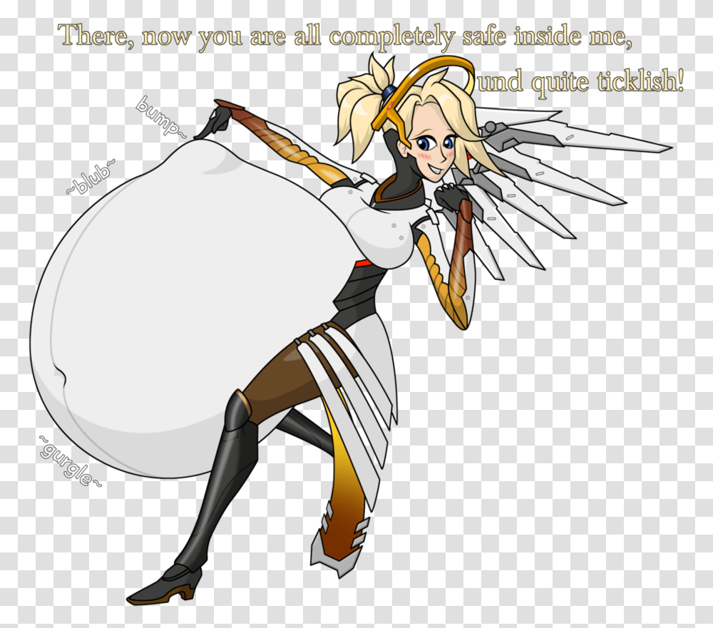 Mercy Carries The Team By Graphitedrake Mercy Carries The Team Overwatch, Person, Human, Book, Manga Transparent Png