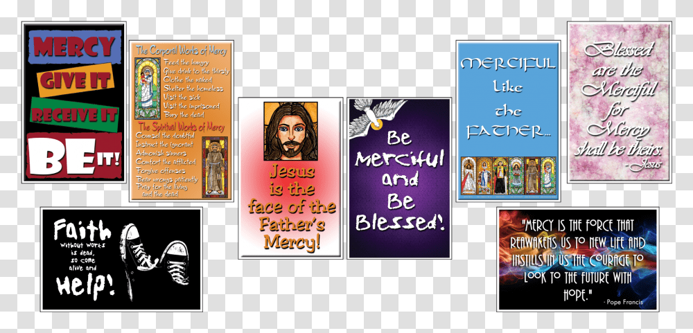 Mercy Face Graphic Design, Word, Person, Advertisement, Poster Transparent Png