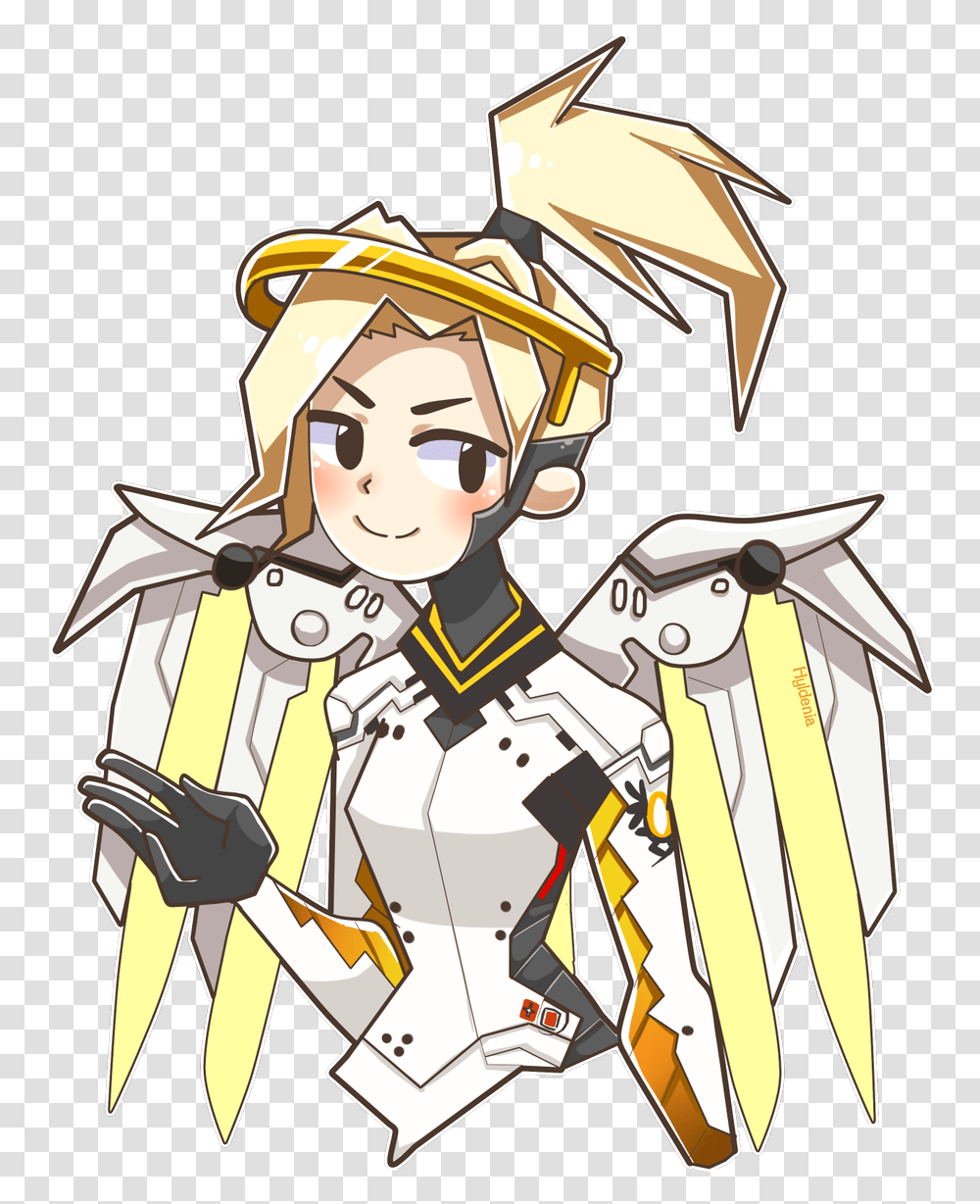 Mercy Fanart, Knight, Hand, Doodle, Drawing Transparent Png