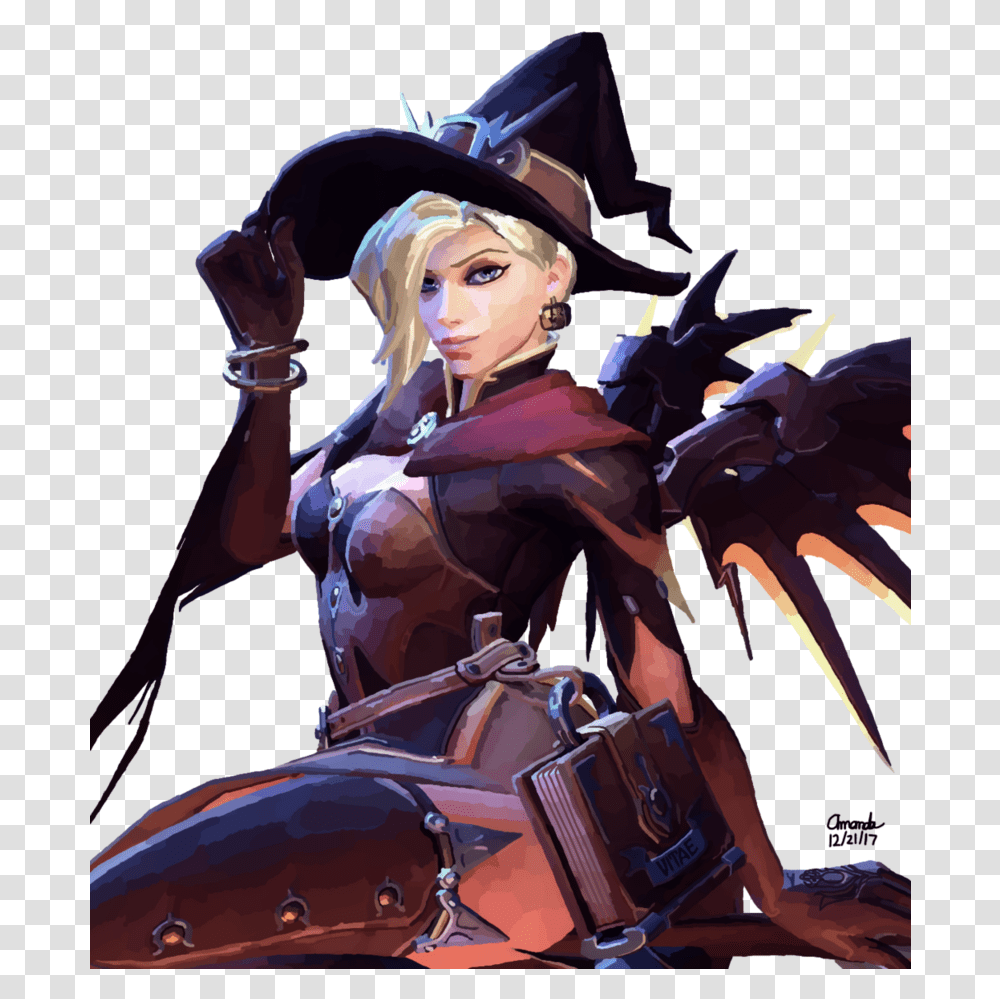 Mercy Witch Mercy Witch Skin Overwatch, Person, Human Transparent Png