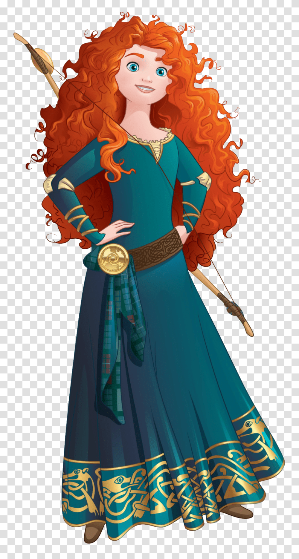 Merida Clipart, Costume, Sleeve, Elf Transparent Png