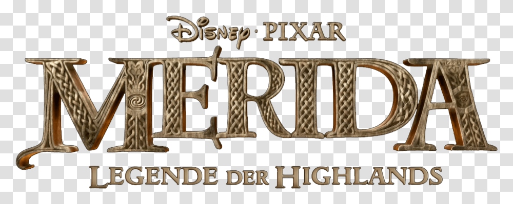 Merida Logo Brave Merida Disney Logo, Word, Alphabet, Leisure Activities Transparent Png