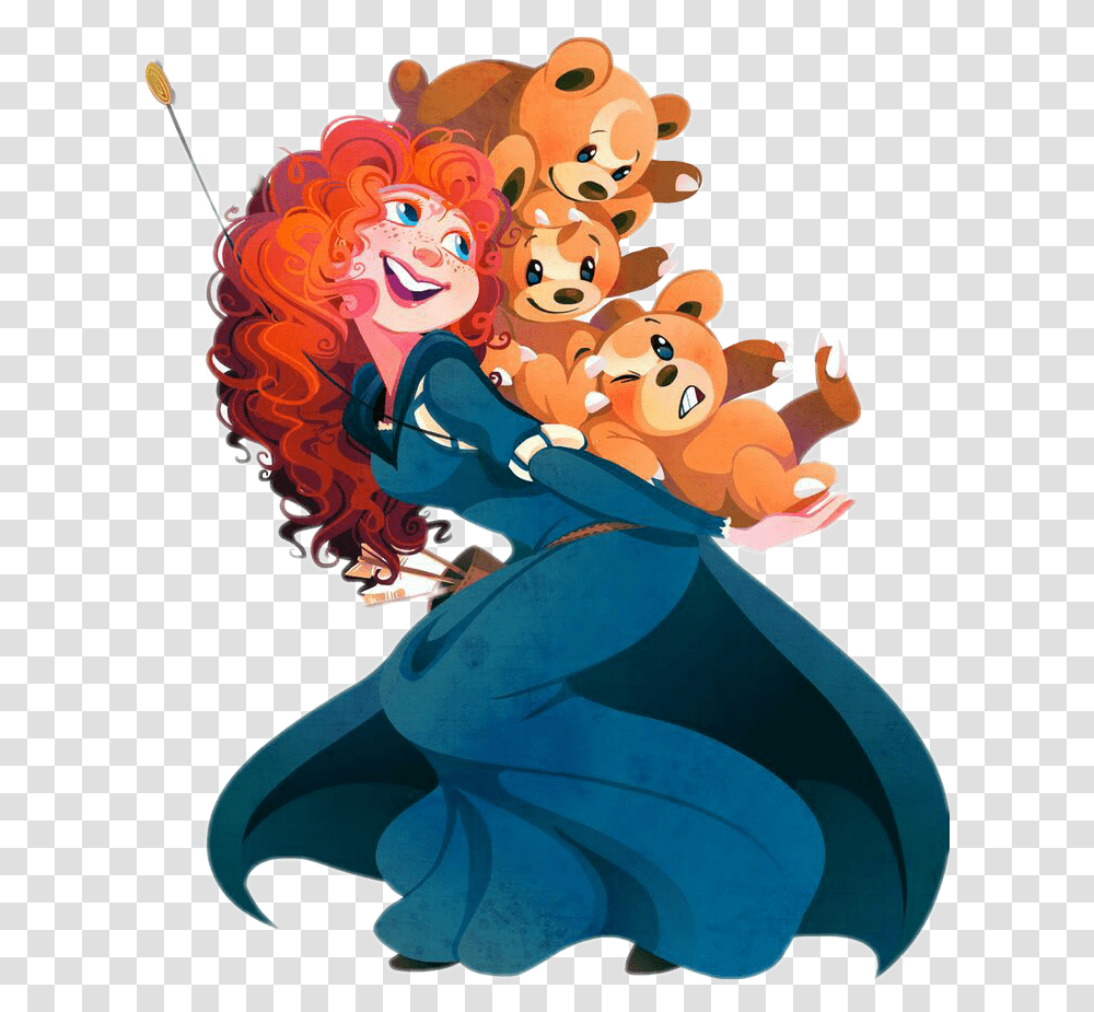 Merida Valiente Sticker By L I N A I Kun Pokemon And Disney, Performer, Graphics, Art, Leisure Activities Transparent Png