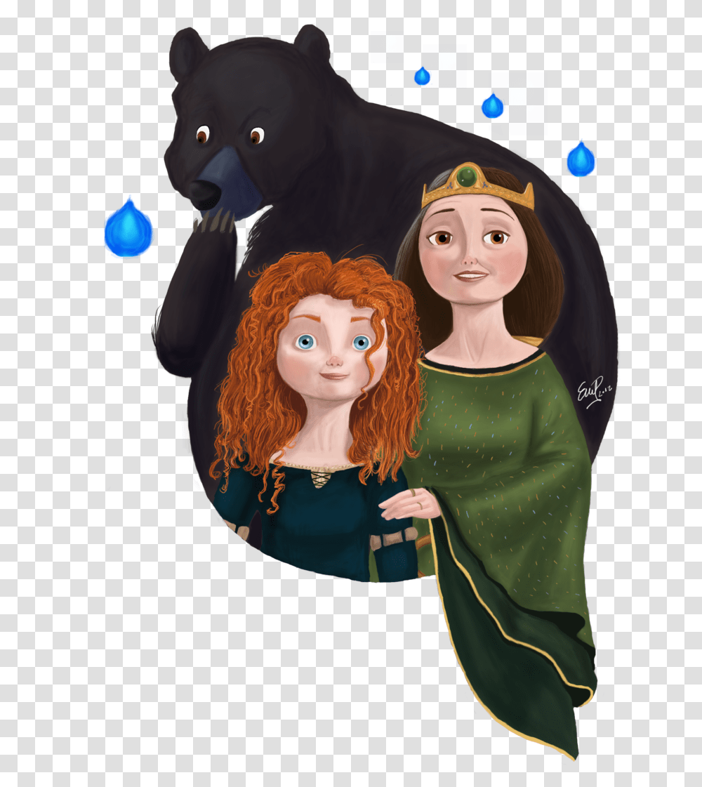 Merida Valiente Y Su Familia, Doll, Toy, Person, Human Transparent Png