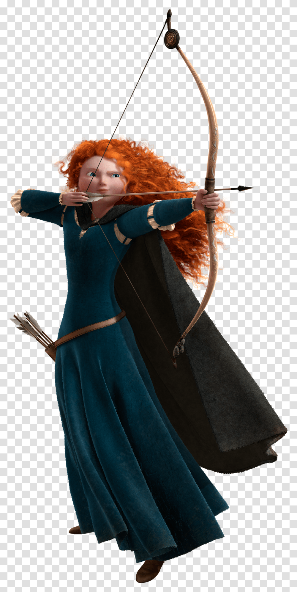 Meridas Bow Merida Bow And Arrow, Archer, Archery, Sport, Person Transparent Png