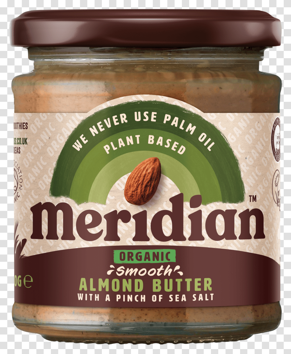 Meridian Organic Smooth Almond Butter Almond Transparent Png