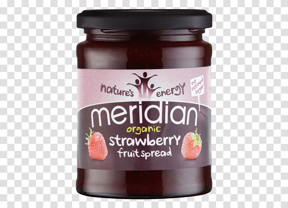 Meridian Organic Strawberry Spread, Jam, Food, Beer, Alcohol Transparent Png