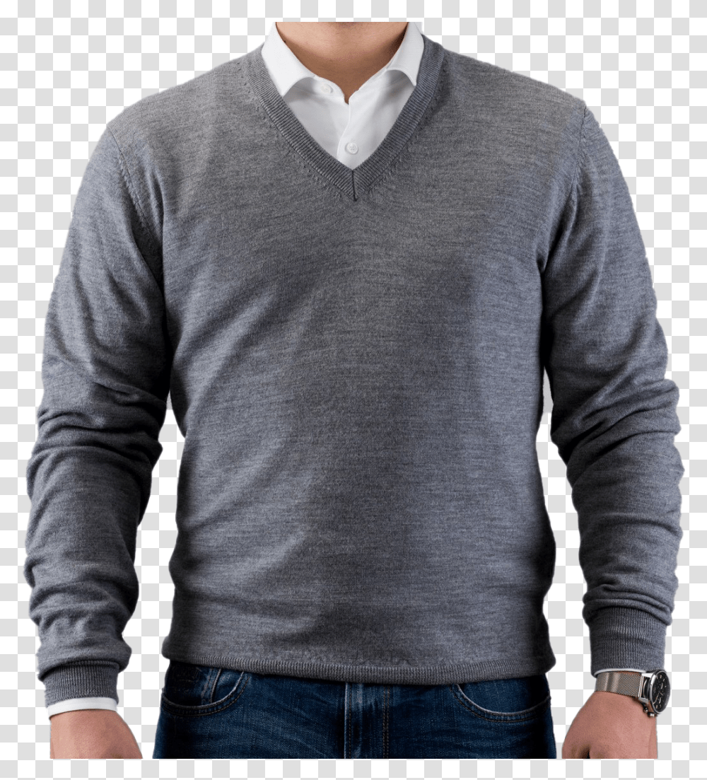 Merino Wool Sweater And Dress Shirt, Apparel, Sleeve, Sweatshirt Transparent Png