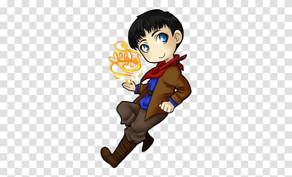 Merlin Being Cute Colin Morgan Anime Movies Fictional Character, Clothing, Apparel, Book, Person Transparent Png